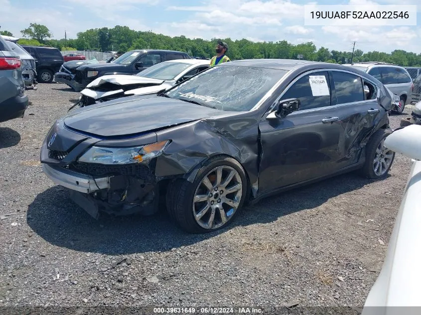 19UUA8F52AA022546 2010 Acura Tl 3.5