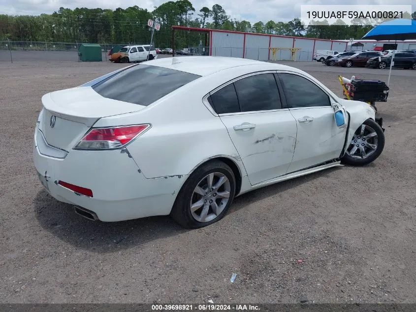 19UUA8F59AA000821 2010 Acura Tl 3.5