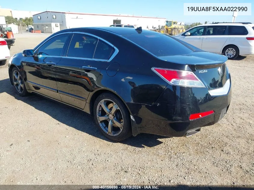 19UUA8F5XAA022990 2010 Acura Tl 3.5