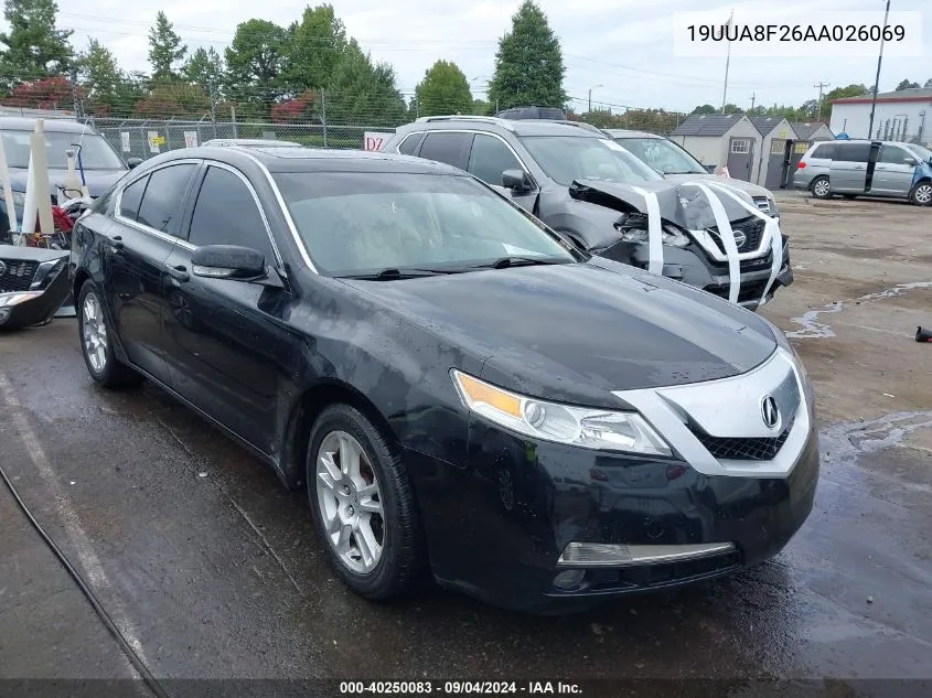 19UUA8F26AA026069 2010 Acura Tl 3.5