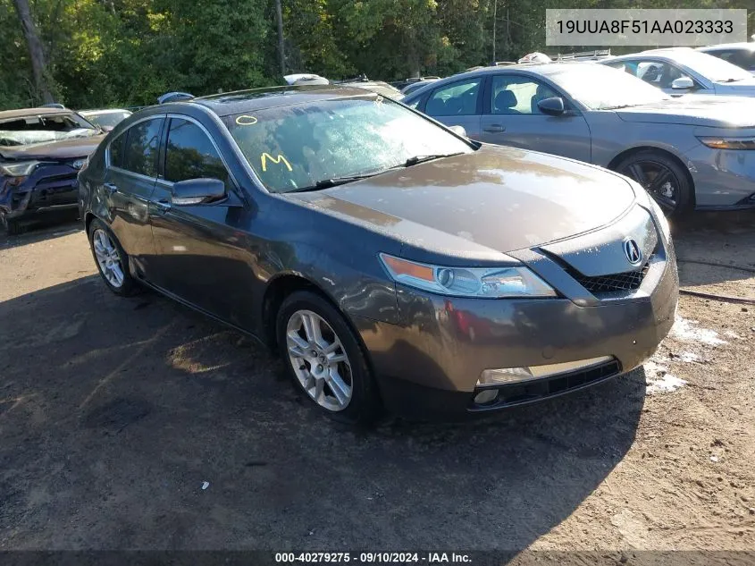 19UUA8F51AA023333 2010 Acura Tl 3.5