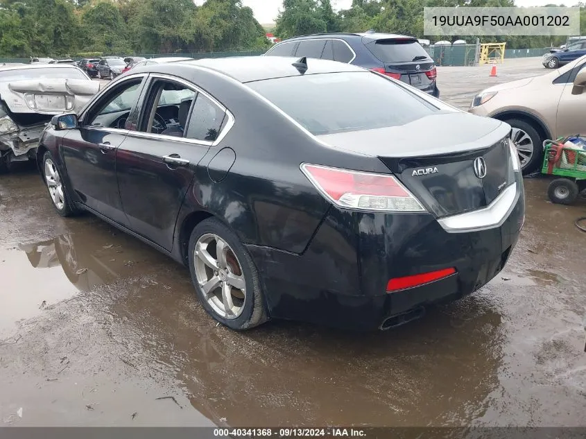 19UUA9F50AA001202 2010 Acura Tl 3.7