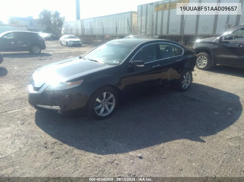 19UUA8F51AA009657 2010 Acura Tl 3.5