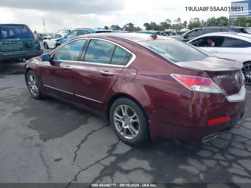 19UUA8F55AA015851 2010 Acura Tl