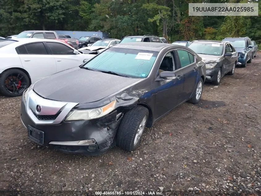 19UUA8F22AA025985 2010 Acura Tl