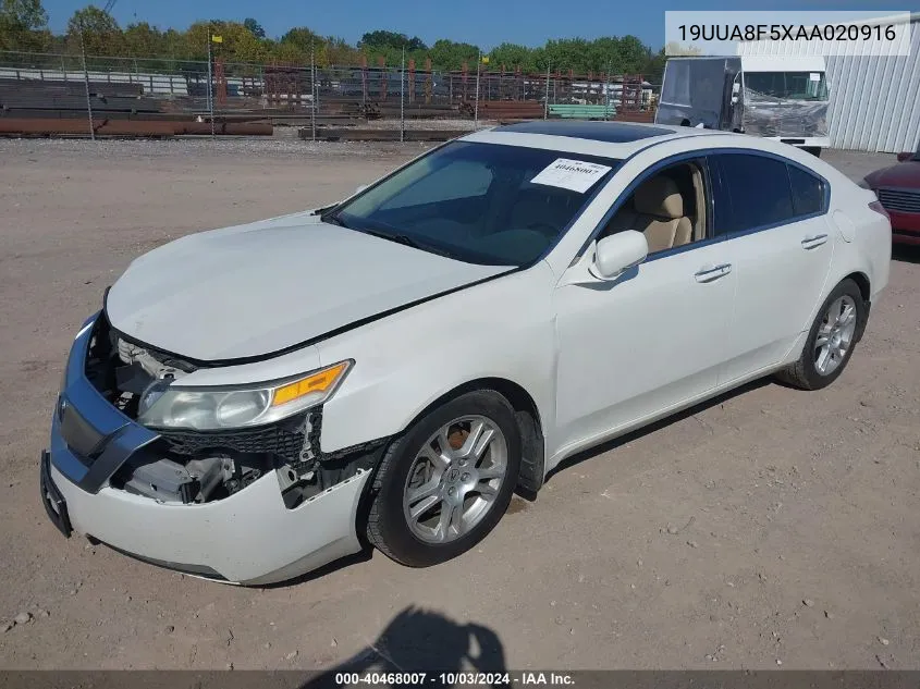 19UUA8F5XAA020916 2010 Acura Tl 3.5