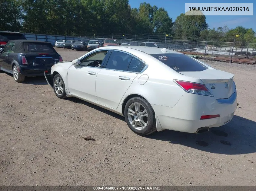 19UUA8F5XAA020916 2010 Acura Tl 3.5