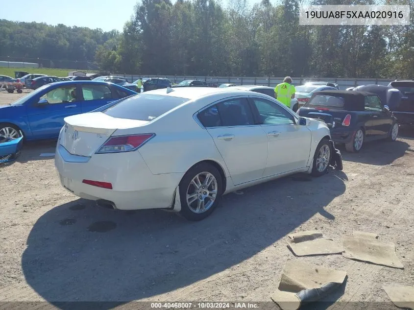 19UUA8F5XAA020916 2010 Acura Tl 3.5