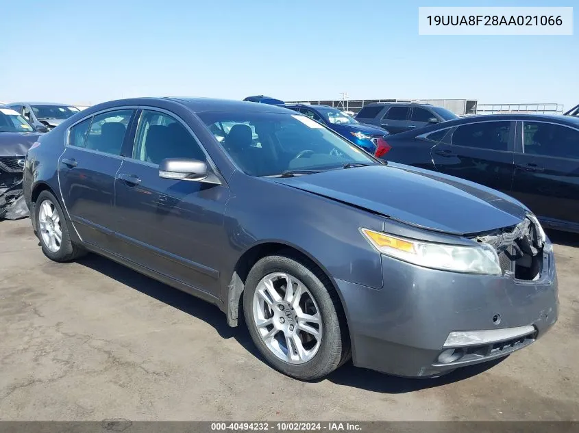 19UUA8F28AA021066 2010 Acura Tl 3.5