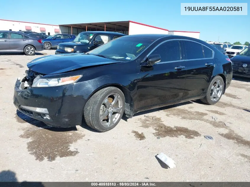 19UUA8F55AA020581 2010 Acura Tl 3.5