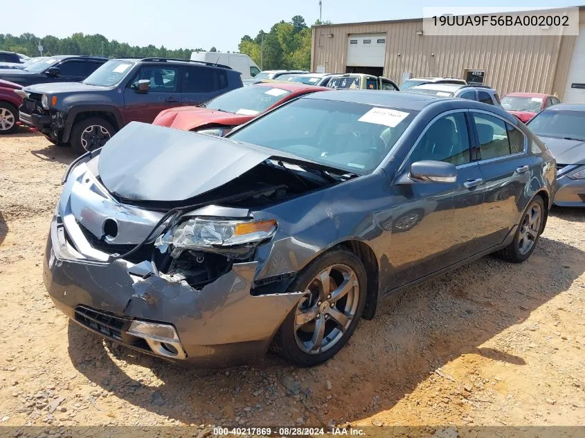 19UUA9F56BA002002 2011 Acura Tl 3.7