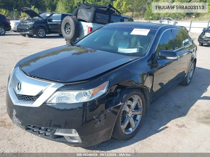 19UUA9F59BA003113 2011 Acura Tl 3.7