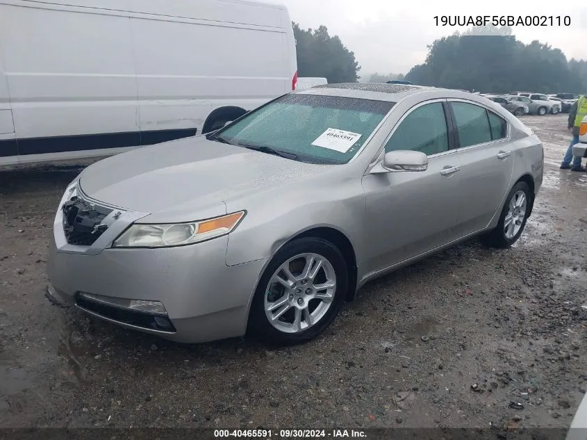 19UUA8F56BA002110 2011 Acura Tl