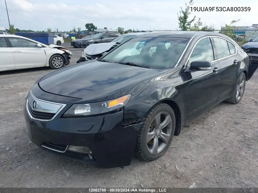 19UUA9F53CA800359 2012 Acura Tl