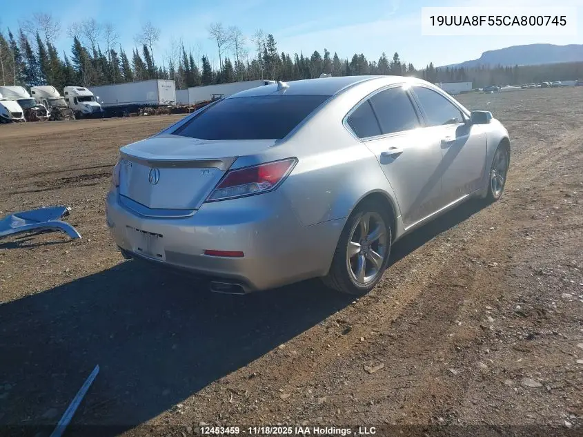 19UUA8F55CA800745 2012 Acura Tl