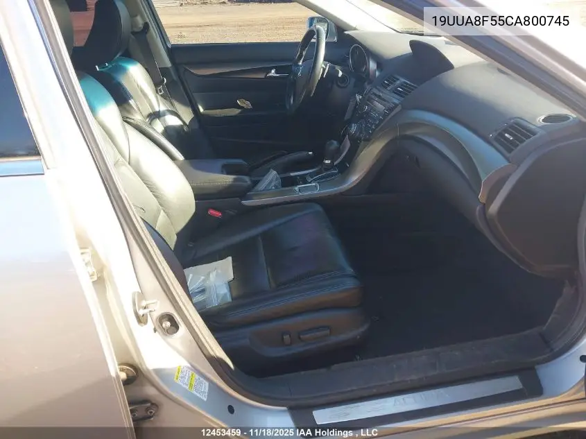 19UUA8F55CA800745 2012 Acura Tl