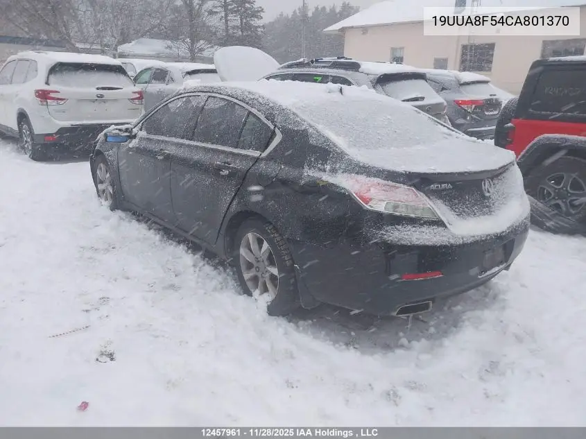 19UUA8F54CA801370 2012 Acura Tl