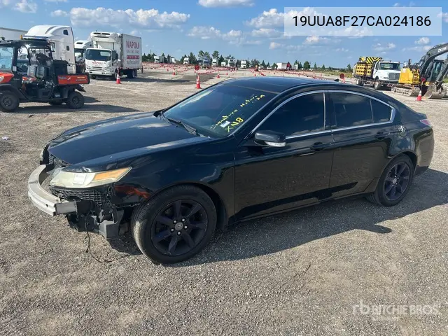 19UUA8F27CA024186 2012 Acura Tl 2012 Acura Tl Automobile