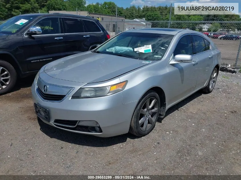 19UUA8F29CA020219 2012 Acura Tl 3.5