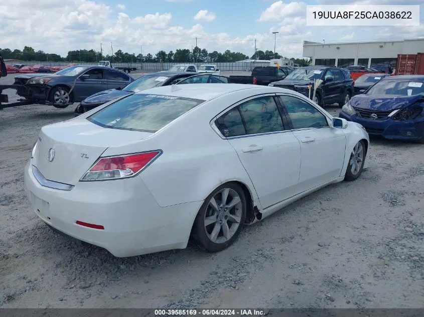 19UUA8F25CA038622 2012 Acura Tl 3.5