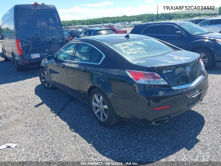 19UUA8F52CA034442 2012 Acura Tl 3.5