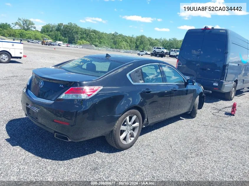 19UUA8F52CA034442 2012 Acura Tl 3.5