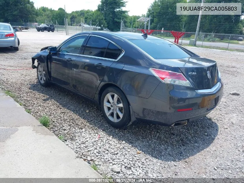 19UUA8F29CA005803 2012 Acura Tl 3.5