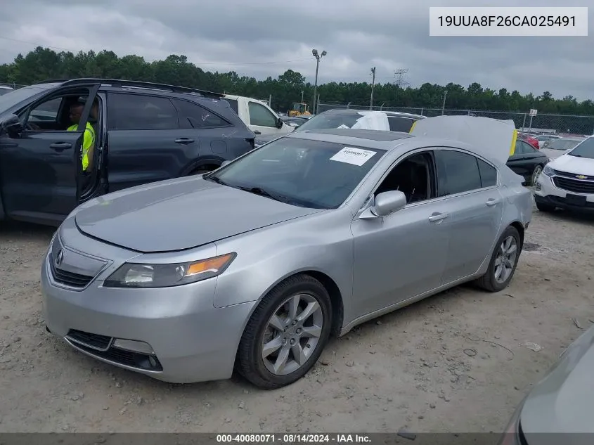 19UUA8F26CA025491 2012 Acura Tl 3.5