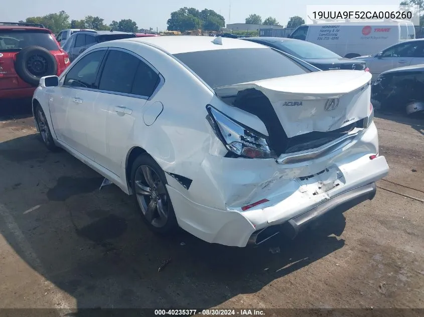 19UUA9F52CA006260 2012 Acura Tl 3.7