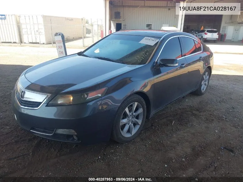 19UUA8F21CA028167 2012 Acura Tl 3.5