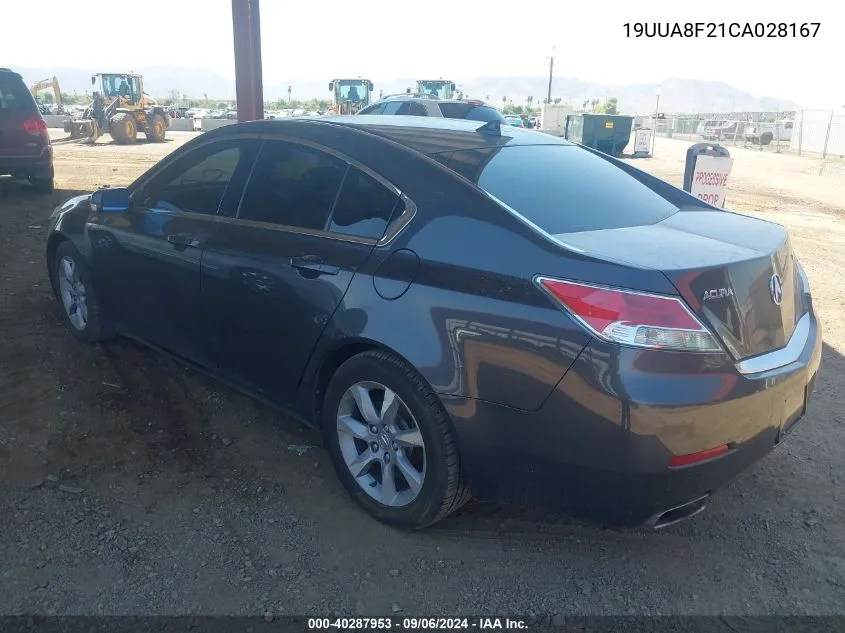 19UUA8F21CA028167 2012 Acura Tl 3.5