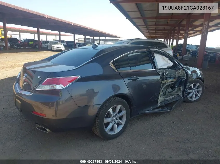 19UUA8F21CA028167 2012 Acura Tl 3.5