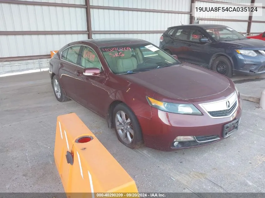 19UUA8F54CA035124 2012 Acura Tl 3.5