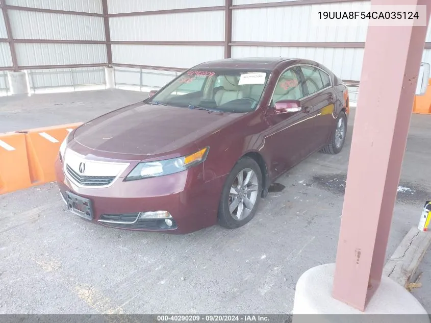 19UUA8F54CA035124 2012 Acura Tl 3.5