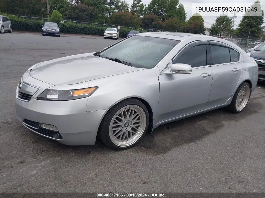 19UUA8F59CA031649 2012 Acura Tl