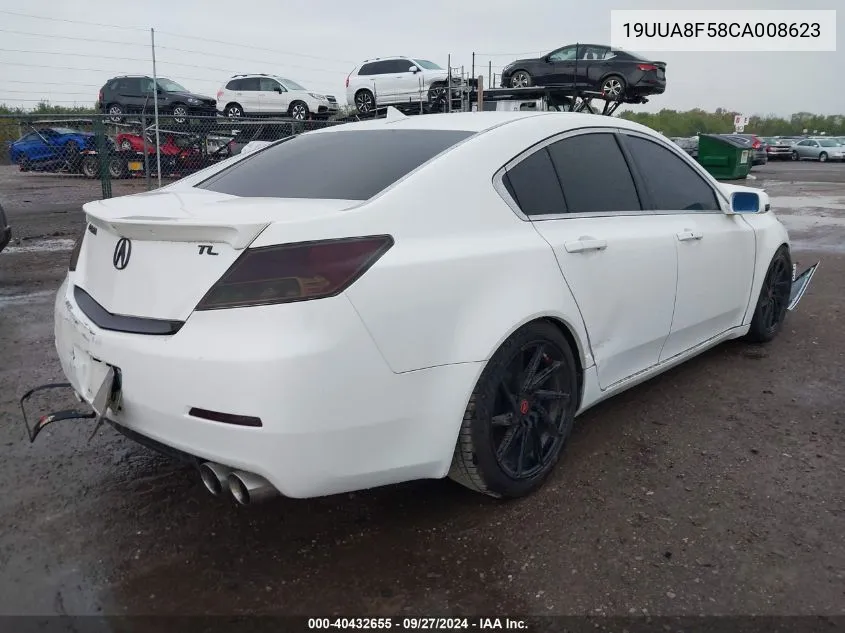 19UUA8F58CA008623 2012 Acura Tl 3.5