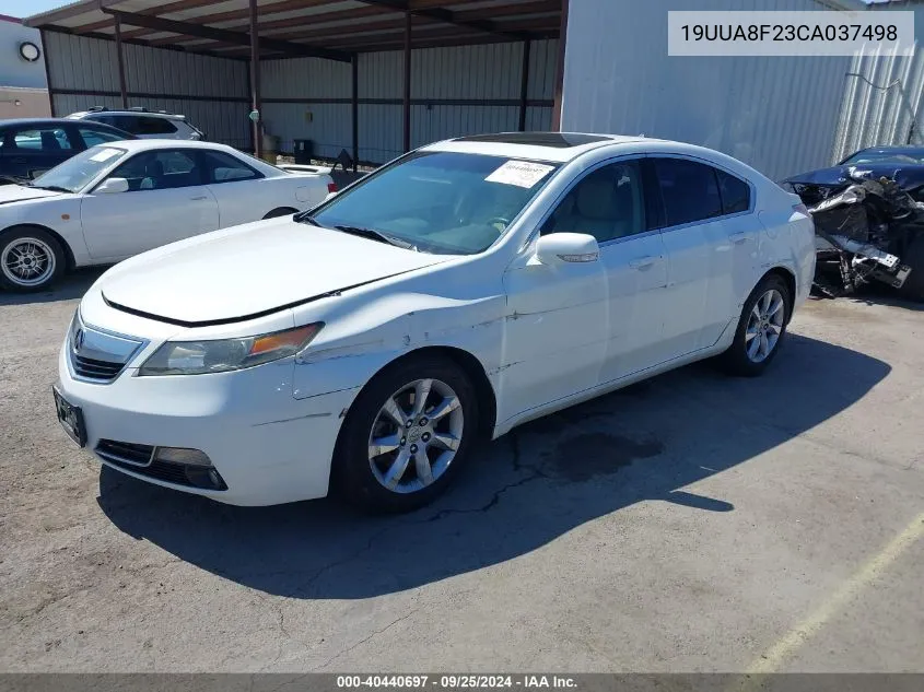 19UUA8F23CA037498 2012 Acura Tl 3.5