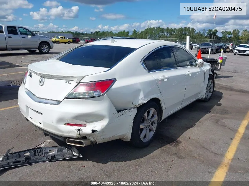 19UUA8F52CA020475 2012 Acura Tl 3.5