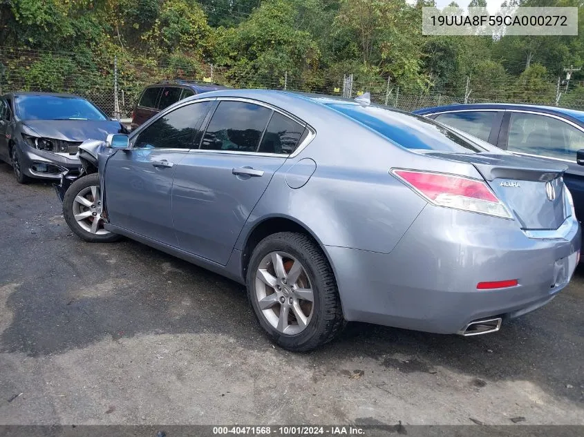 19UUA8F59CA000272 2012 Acura Tl 3.5