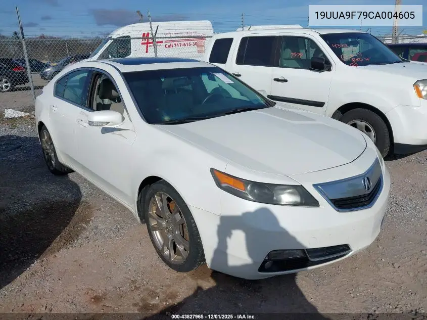 19UUA9F79CA004605 2012 Acura Tl 3.7