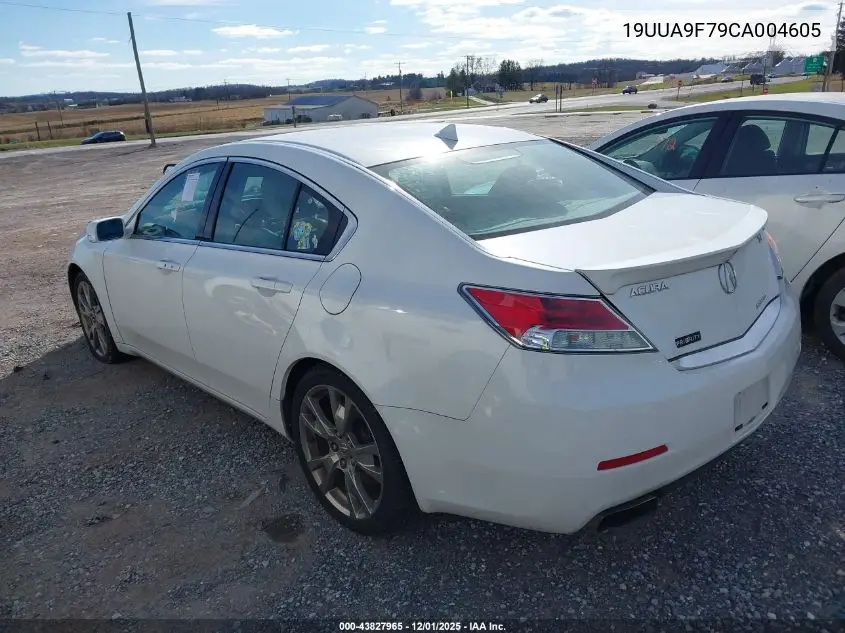 19UUA9F79CA004605 2012 Acura Tl 3.7