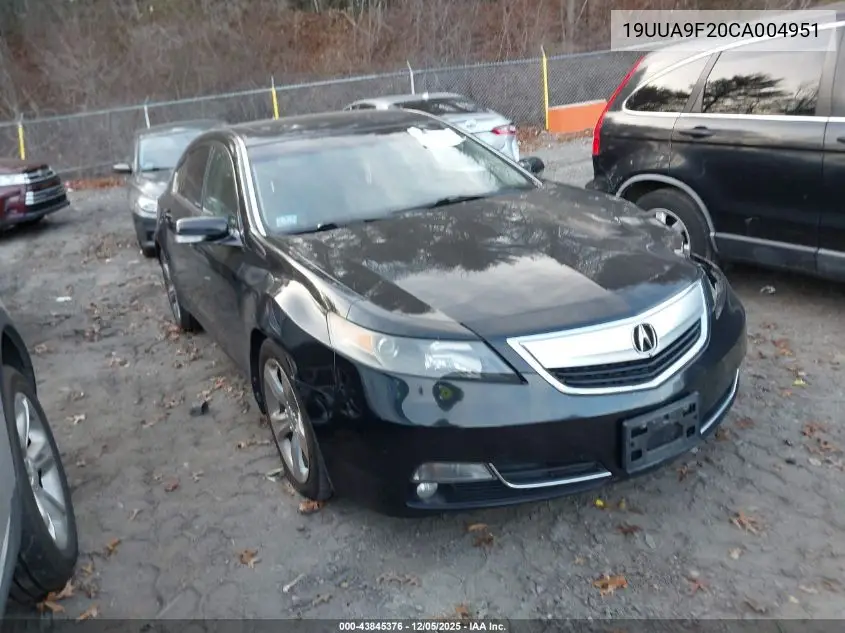 19UUA9F20CA004951 2012 Acura Tl 3.7