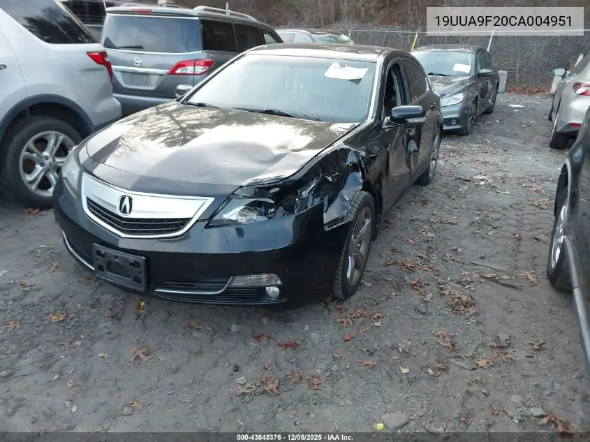 19UUA9F20CA004951 2012 Acura Tl 3.7