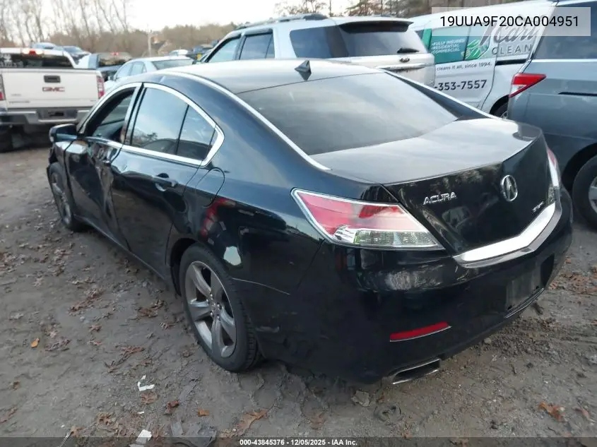 19UUA9F20CA004951 2012 Acura Tl 3.7
