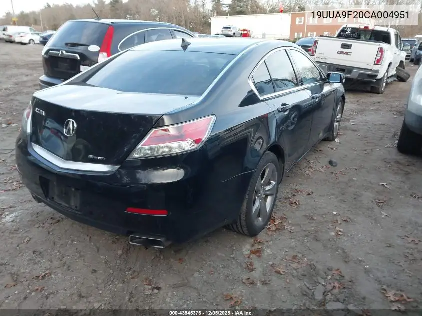 19UUA9F20CA004951 2012 Acura Tl 3.7