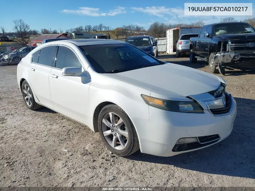 19UUA8F57CA010217 2012 Acura Tl Tech Auto