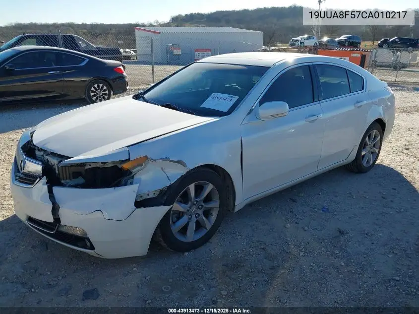 19UUA8F57CA010217 2012 Acura Tl Tech Auto