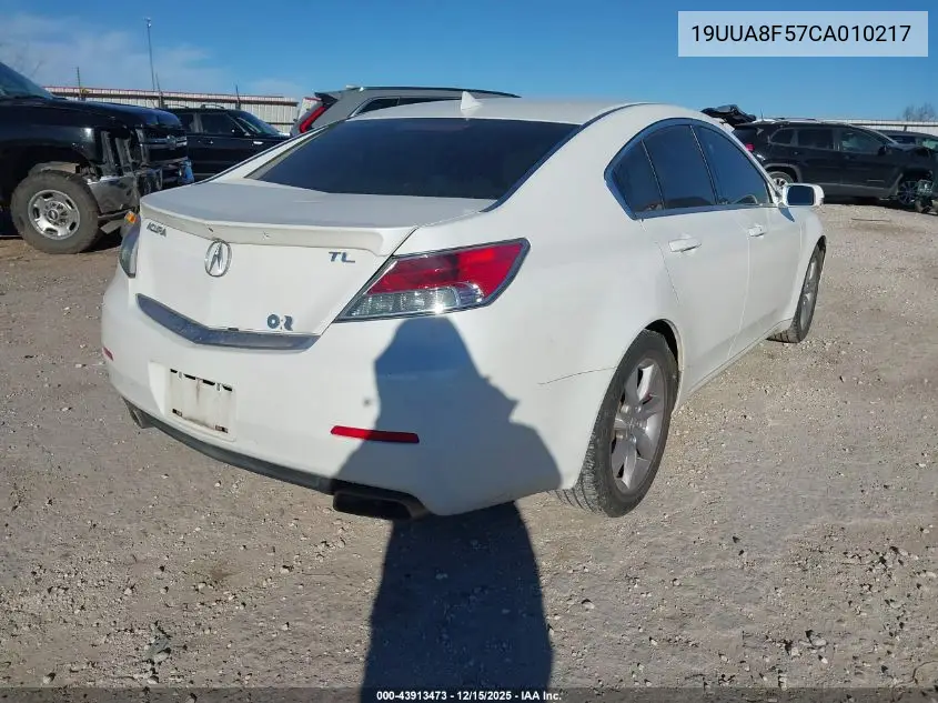 19UUA8F57CA010217 2012 Acura Tl Tech Auto