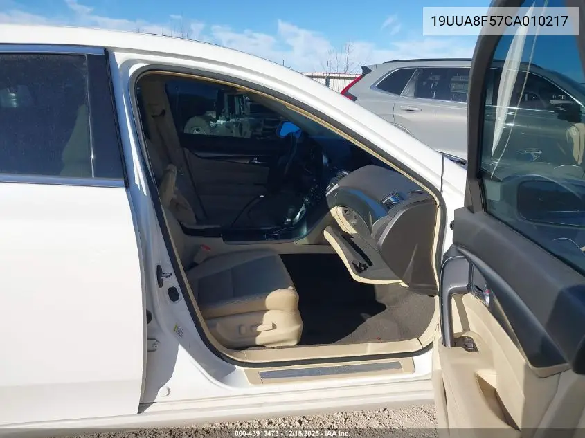 19UUA8F57CA010217 2012 Acura Tl Tech Auto