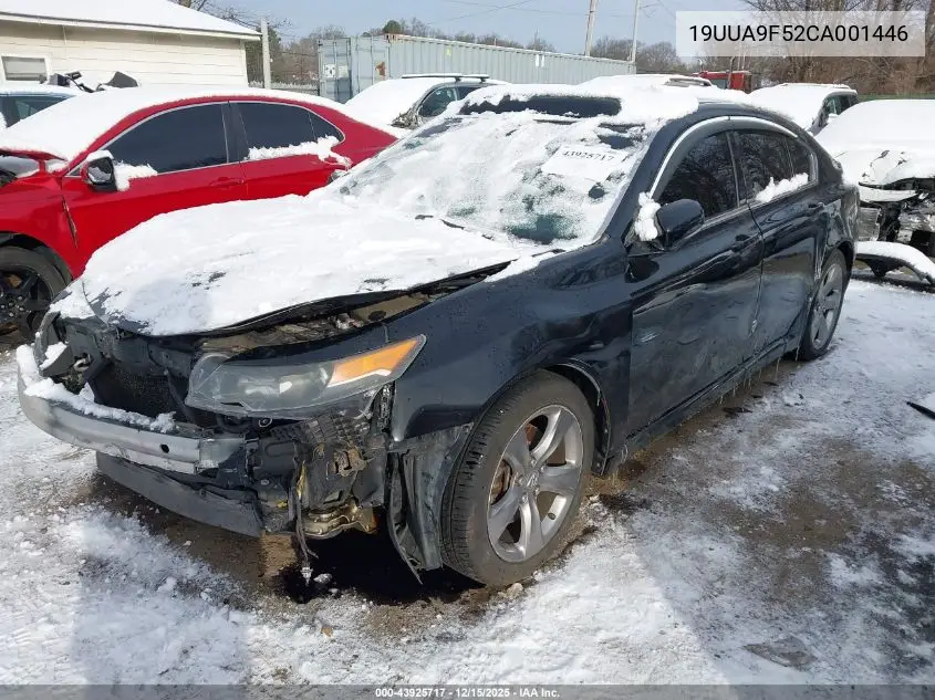 19UUA9F52CA001446 2012 Acura Tl 3.7